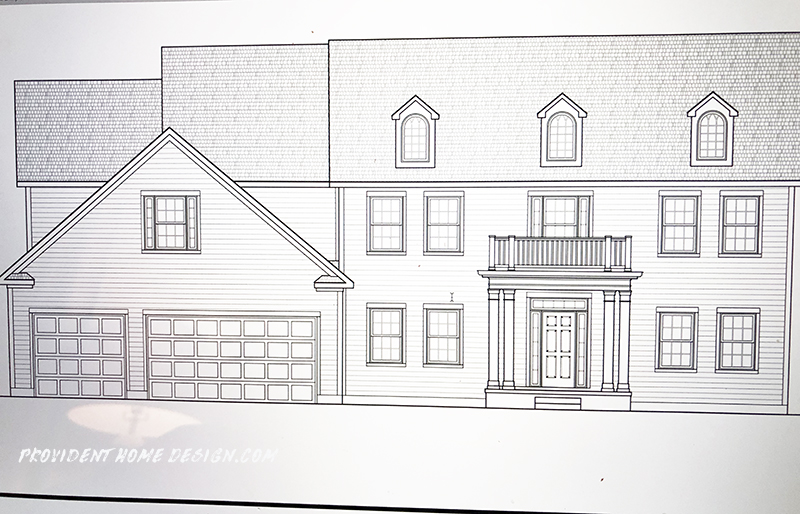 800x514 The Exterior Drawing Of The House We Are Building - New Home Drawing