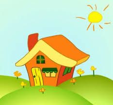 233x216 New Home Cartoons - New House Drawing