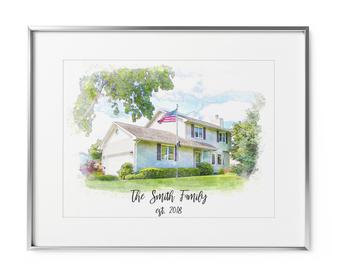 340x270  - New House Drawing