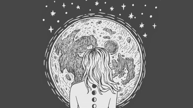640x360 what it means when your birthday falls on the new moon or full moon - New Moon Drawing