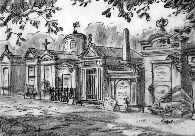 650x454 new orleans cemetery - New Orleans Drawing