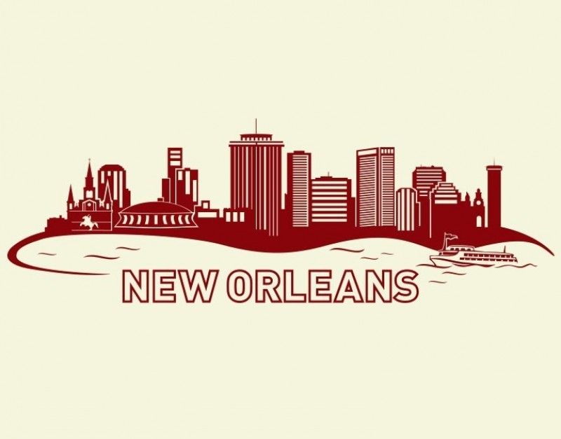 New Orleans Skyline Drawing at Explore collection