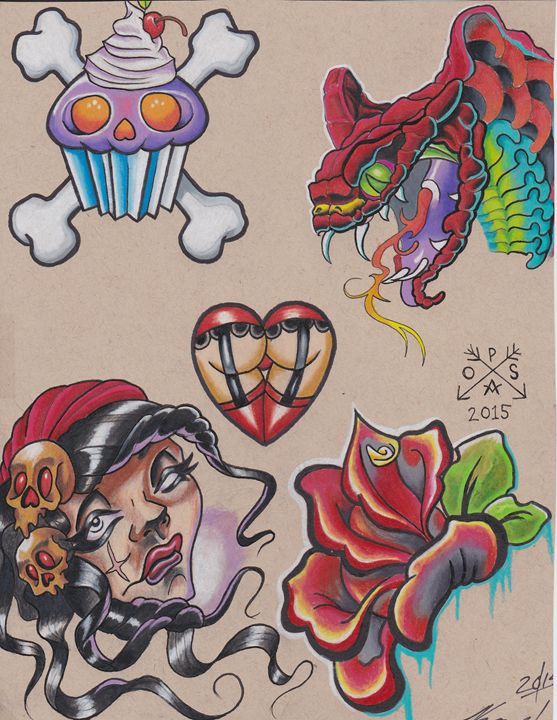 557x720 New School Flash - New School Drawings