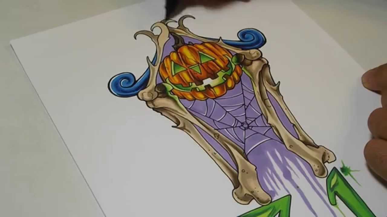 1280x720 How To Draw New School Tattoo Art Style - New School Tattoo Drawings