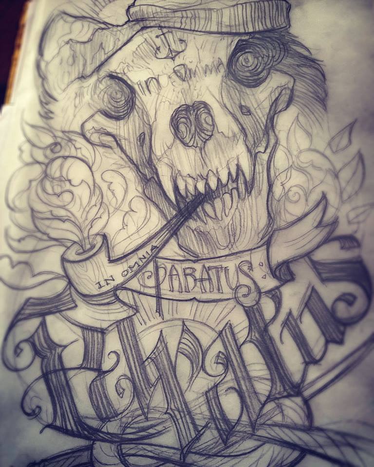 768x960 Tattoo Sketches - New School Tattoo Drawings