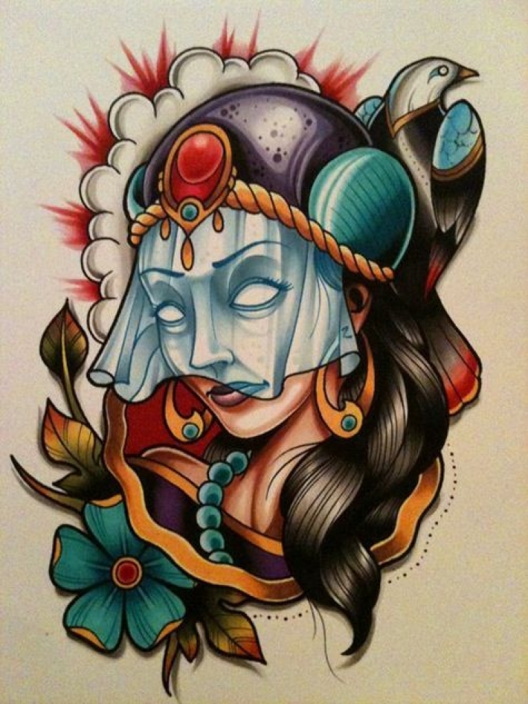 768x1024 New School Tattoo - New School Tattoo Drawings