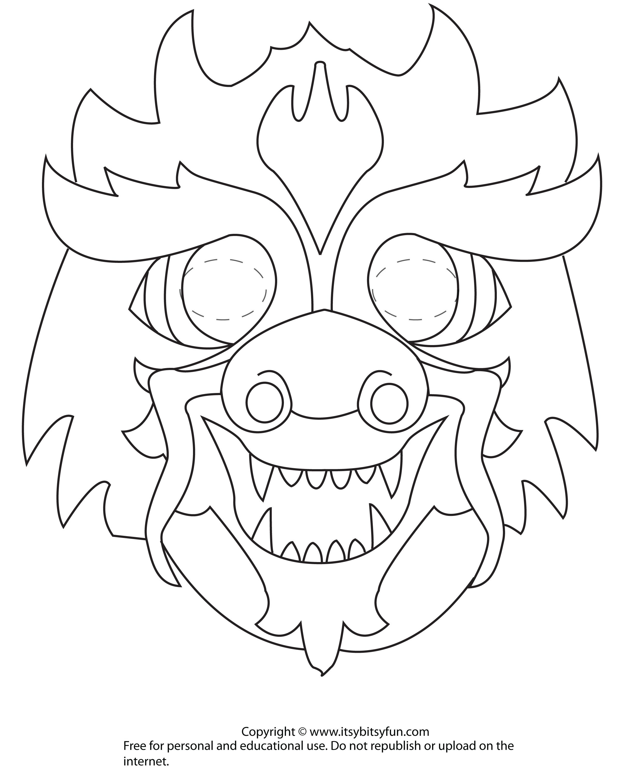 2436x2974 Dragon Mask To Color Z Girl Scouts Chinese New Year Celebration - New Year Celebration Drawing