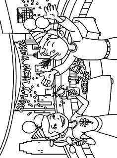 236x319 Best New Year Coloring Pages Images Coloring Pages, Coloring - New Year Celebration Drawing