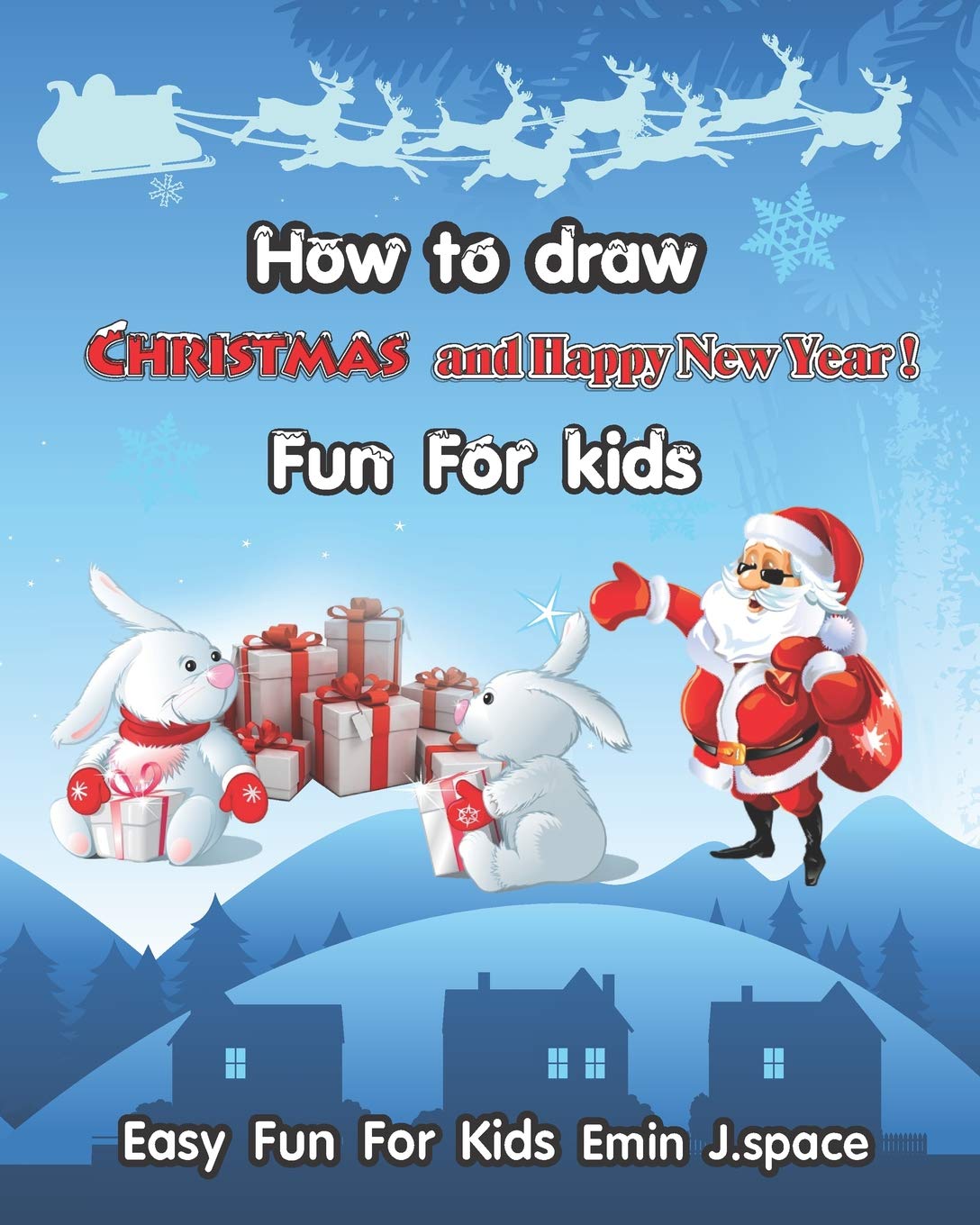 1088x1360 How To Draw Christmas And Happy New Year Learn Draw And Colors - New Year Drawing For Kids