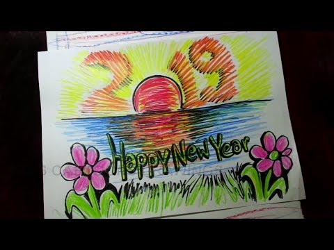 new year drawing pictures for kids