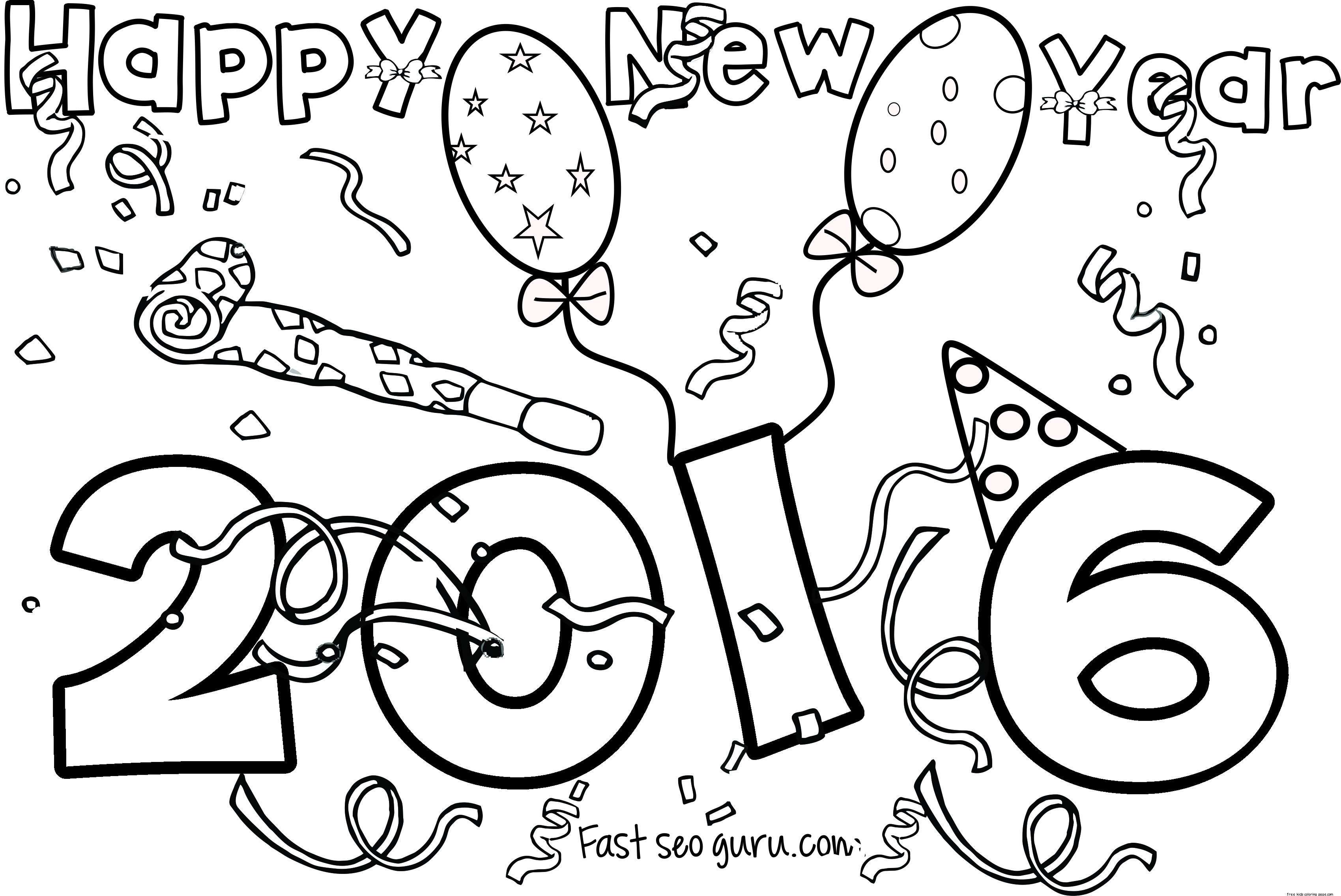 3399x2272 Merry Christmas And Happy New Year Drawing - New Year Drawing Images