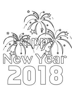 236x322 New Year Coloring - New Year Drawing Images