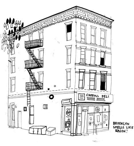 468x509 glen's friend wants to draw all the buildings in new york - New York Buildings Drawing