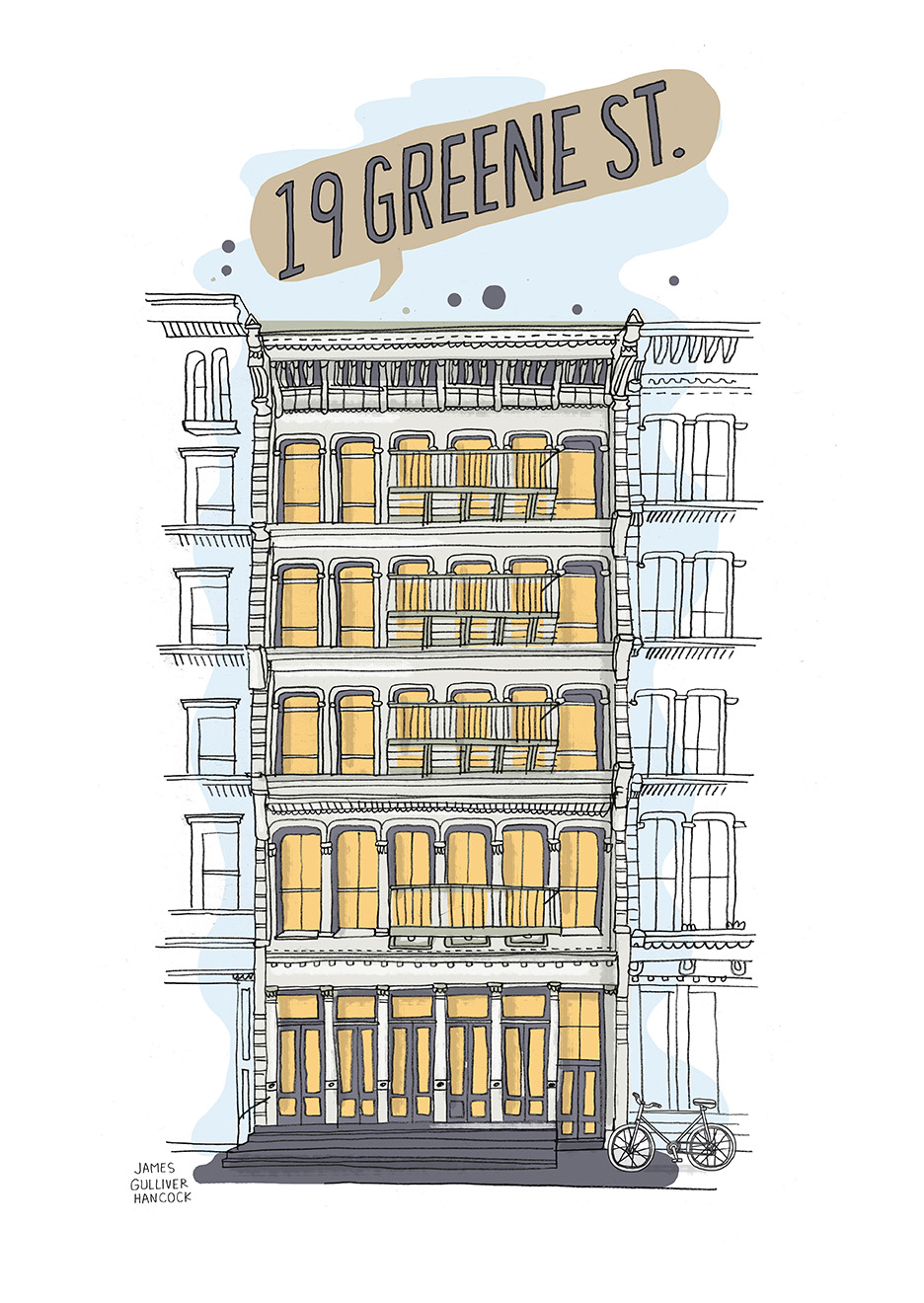 936x1320 allthebuildingsinnewyork - New York Buildings Drawing