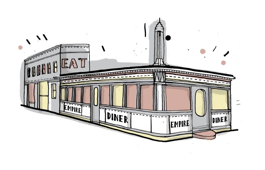 920x592 all the buildings in new york drawings - New York Buildings Drawing