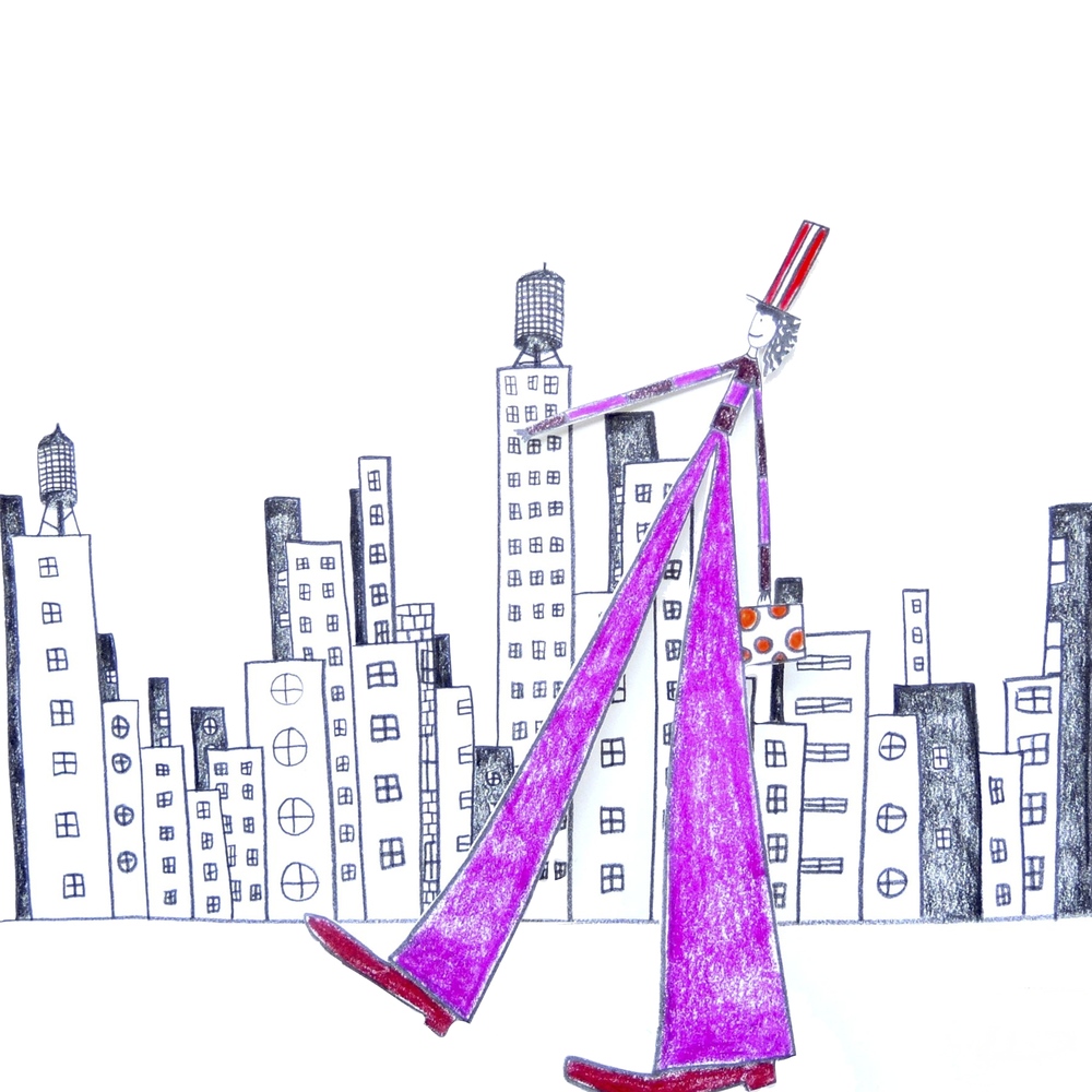 1000x1000 as big as new york city - New York City Drawing