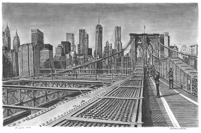 765x506 brooklyn bridge new york city - New York City Drawing