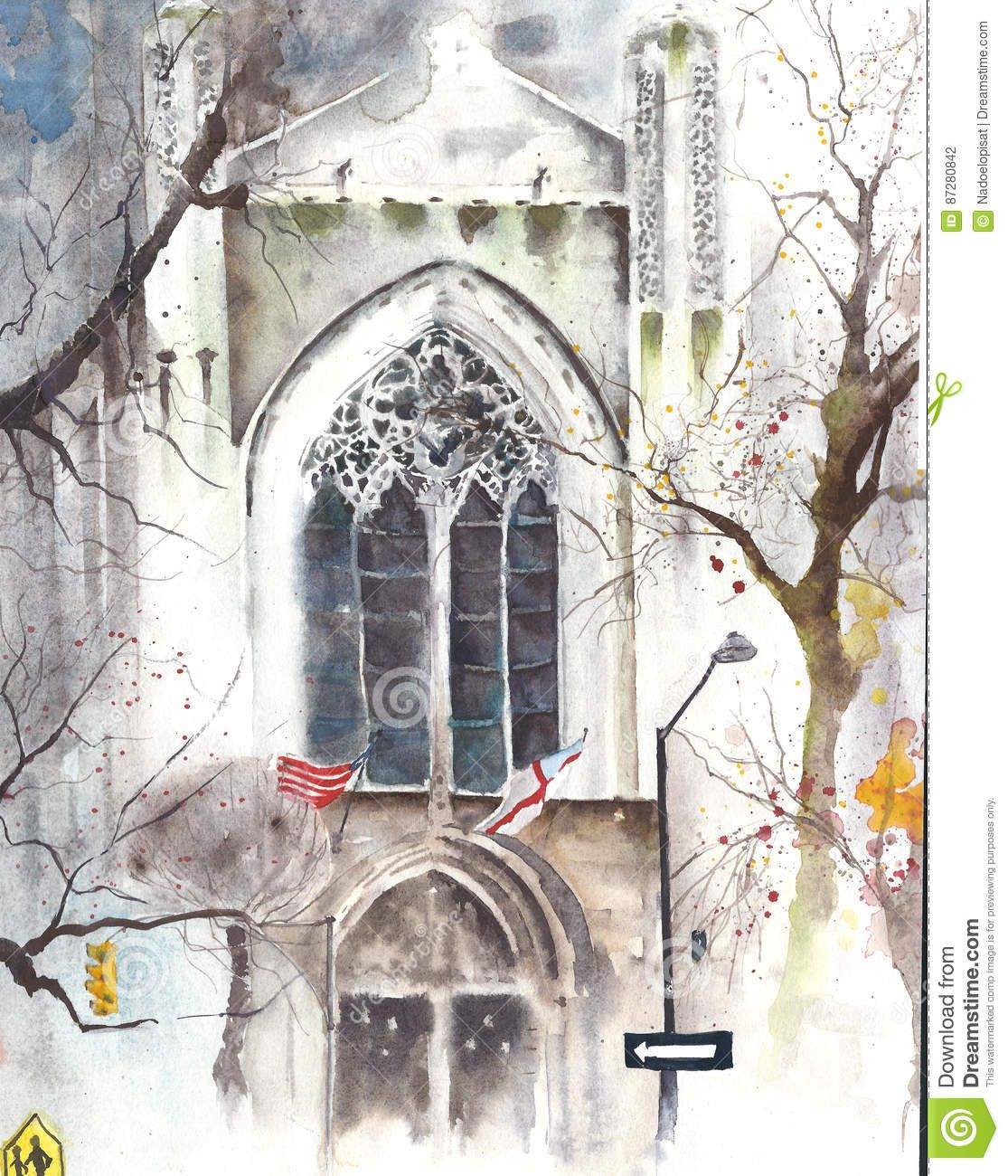 1115x1300 Urban Landscape Drawing Easy - New York City Drawing Easy