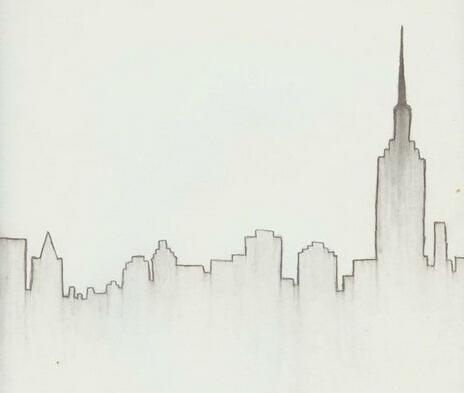 464x393 Fun And Cool The Best Things To Draw When You Are Bored - New York City Drawing Easy