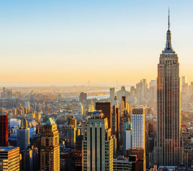 678x600 places to visit in new york for free coloring page - New York City Easy Drawing