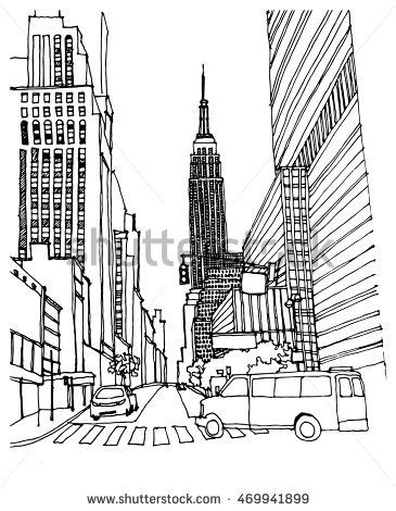 365x470 statue of liberty drawing easy elegant new york city drawing easy - New York City Easy Drawing