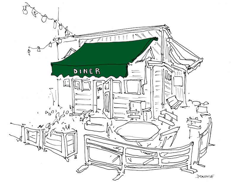 780x617 Drawing Every Restaurant In New York City - New York Drawing