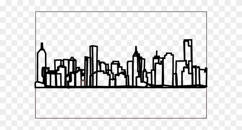 840x453 Skyline Clip Art - New York Skyline Drawing
