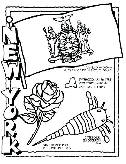 431x560 Coloring Pages New York City Landmarks New Skyline Drawing Color - New York Skyline Drawing Color