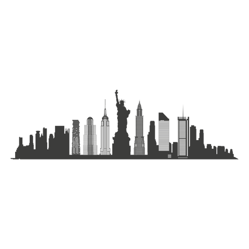 512x512 Atlanta Drawing Skyline Boston Outline Transparent Png Clipart - New York Skyline Drawing Outline