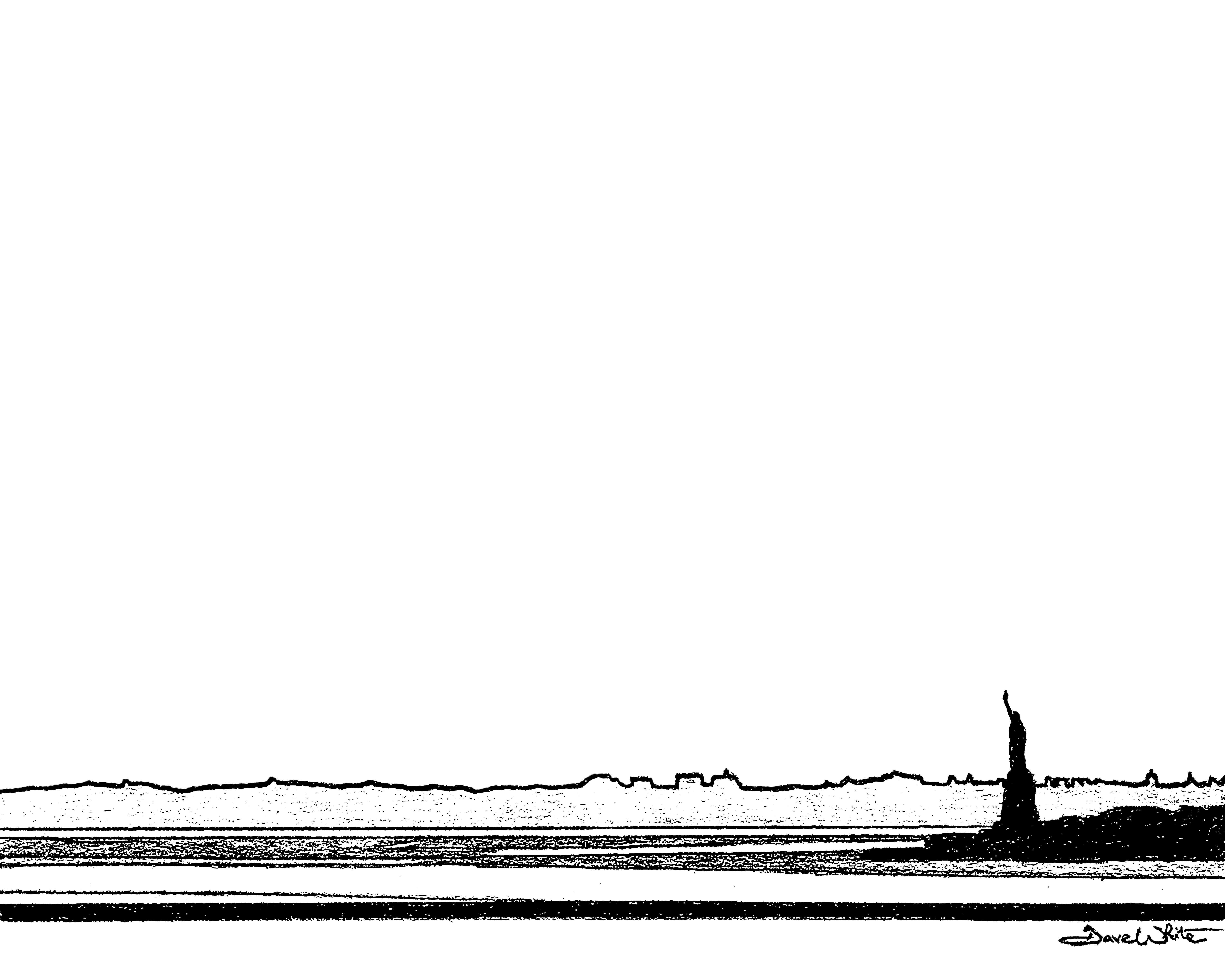 6000x4800 statue of liberty art artist dave white ashburn, va - New York Statue Of Liberty Drawing