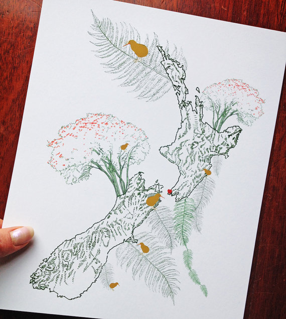 570x635 New Zealand Map Drawing - New Zealand Map Drawing