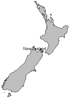 226x319 Geo Map - New Zealand Map Drawing