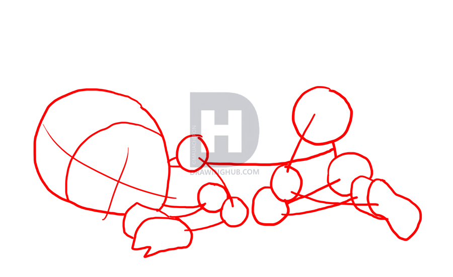 900x551 how to draw a newborn baby, step - Newborn Baby Drawing