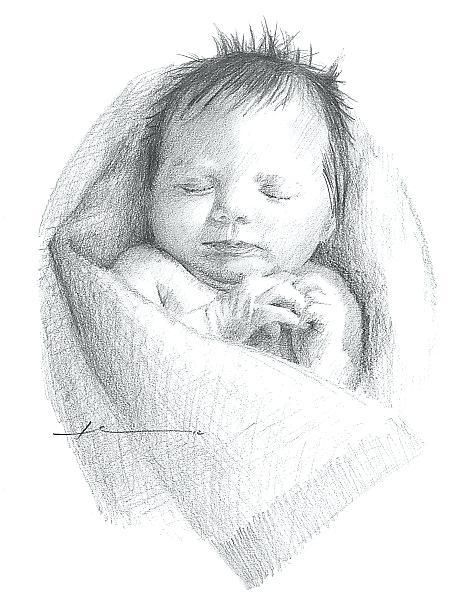 464x600 newborn baby drawing image drawing skill - Newborn Baby Drawing