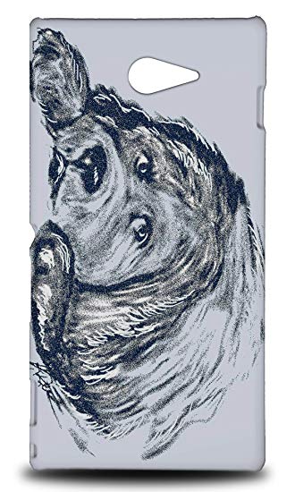 330x550 newfoundland dog hard phone case cover for sony - Newfoundland Dog Drawing