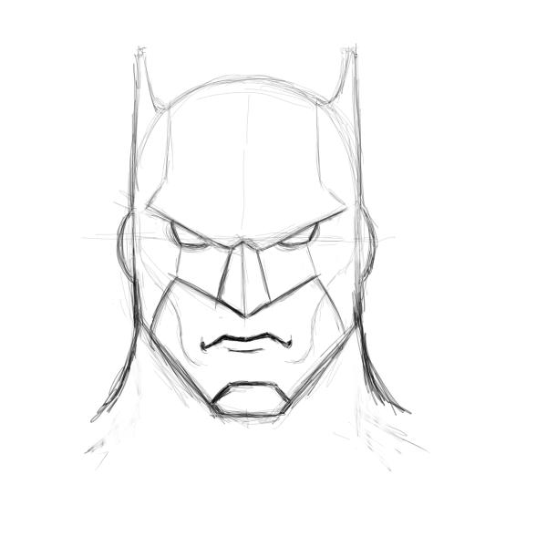 600x600 How To Draw Batman - Next Drawing