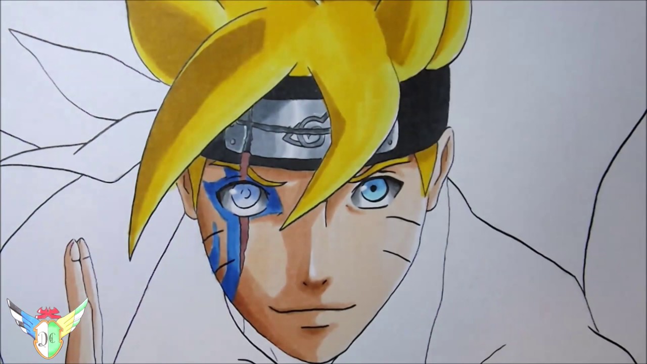 1280x720 Speed Drawing Boruto Uzumaki From Boruto Naruto Next Generations - Next Drawing
