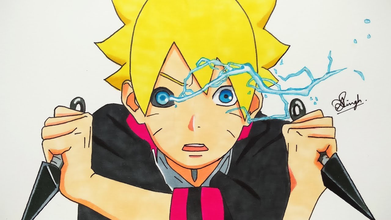 1280x720 Drawing Boruto New Eye Power - Next Drawing