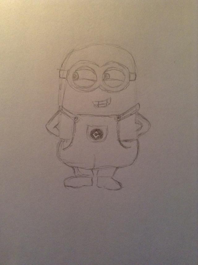 640x857 How To Draw A Minion - Next Drawing