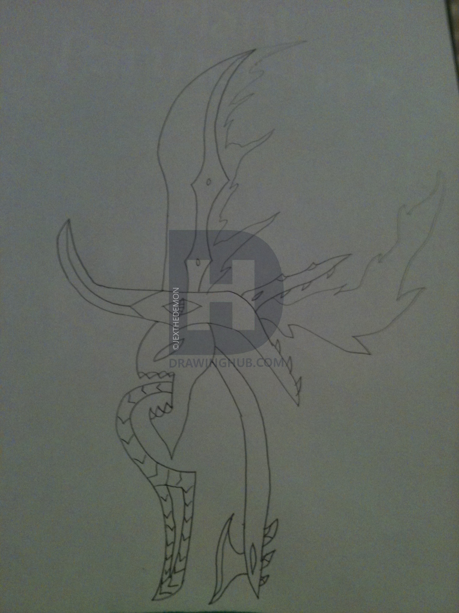 1536x2048 the demon eye of nexus drawing - Nexus Drawing