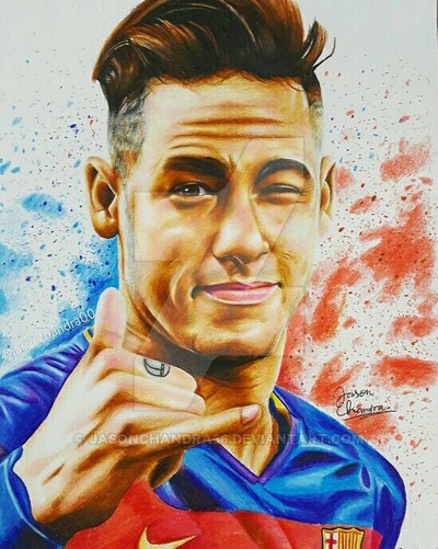 Neymar Drawing at PaintingValley.com | Explore collection of Neymar Drawing