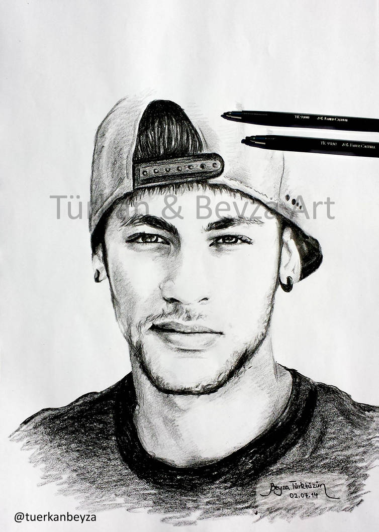 Neymar Drawing at PaintingValley.com | Explore collection of Neymar Drawing