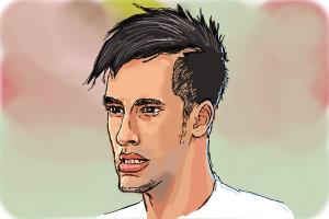 300x200 How To Draw Neymar - Neymar Drawing Step By Step