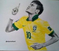 Neymar Drawing Step By Step at PaintingValley.com | Explore collection ...