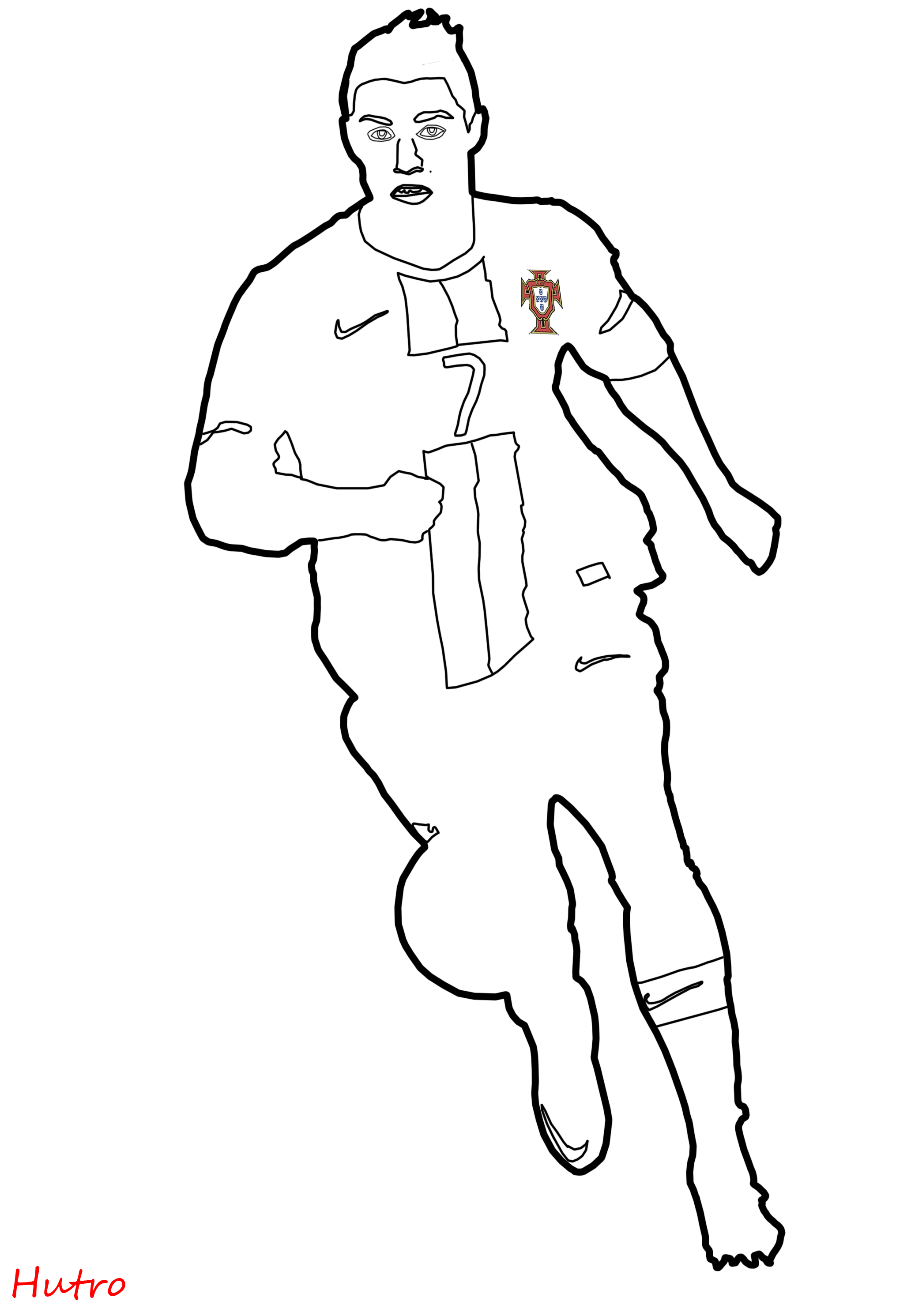 2064x2982 Collection Of Free Neymar Drawing Simple Download On Ui Ex - Neymar Drawing Step By Step