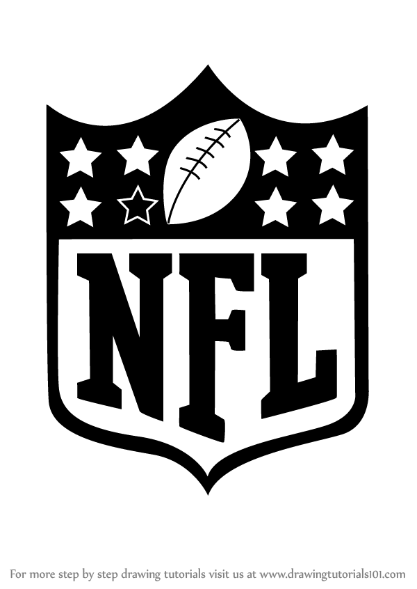600x846 nfl drawing tutorials - Nfl Drawings