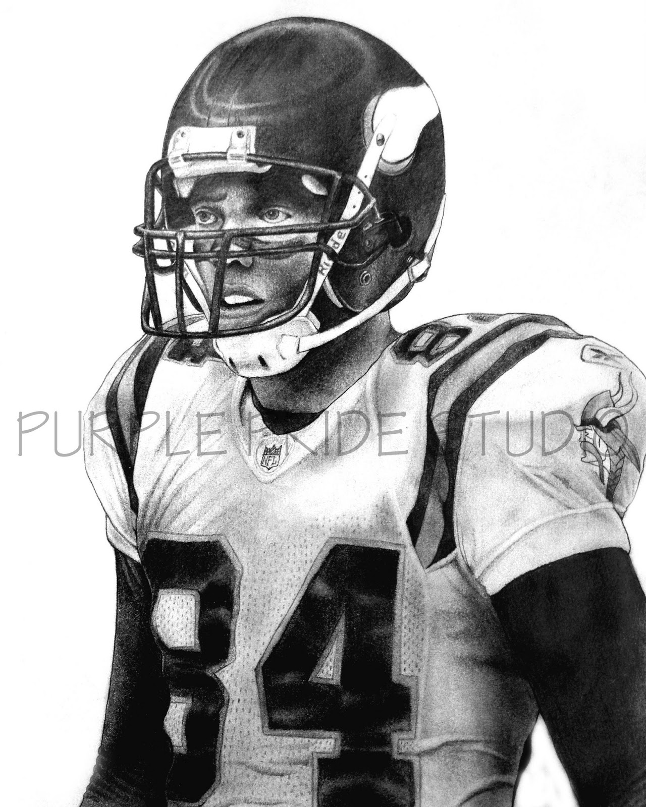 1280x1600 purple pride studio nfl drawings - Nfl Drawings