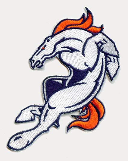 425x534 denver broncos nfl football alternate team logo iron - Nfl Football Drawing