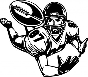 300x263 nfl football player drawings - Nfl Football Drawing