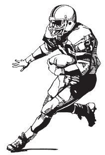 211x312 nfl football character graphic free library - Nfl Football Drawing